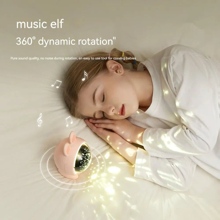 Creative Rabbit Star Light Projector Lamp Children Home Decor - elektronika shop