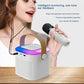 Microphone Karaoke Machine Bluetooth - compatible Speaker With 2 Wireless Mic RGB Light Home Family Singing Speaker - elektronika shop