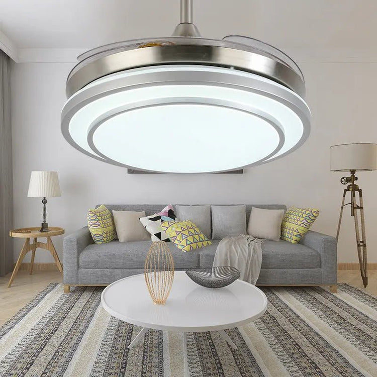 Home Full Spectrum Eye Protection LED Fan Chandelier - elektronika shop
