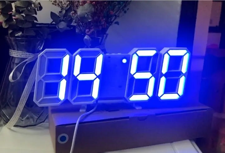 3D Luminous LED Digital Clock, Simple And Versatile At Home ELEKTRONIKA SHOP