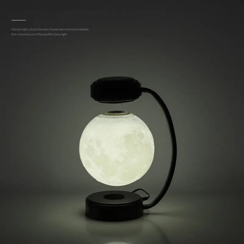 3D LED Moon Night Light Wireless Magnetic Levitating Rotating Floating Ball Lamp For School Office Bookshop Home Decoration - elektronika shop