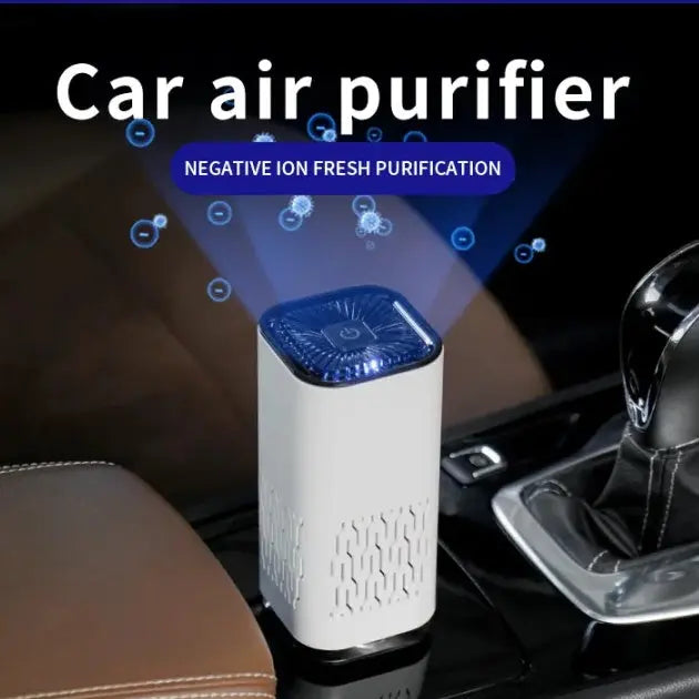 Car Air Purifier Portable Negative Ion Generator Remove Formaldehyde Dust Smoke Air Freshen Washer For Home Car ELEKTRONIKA SHOP
