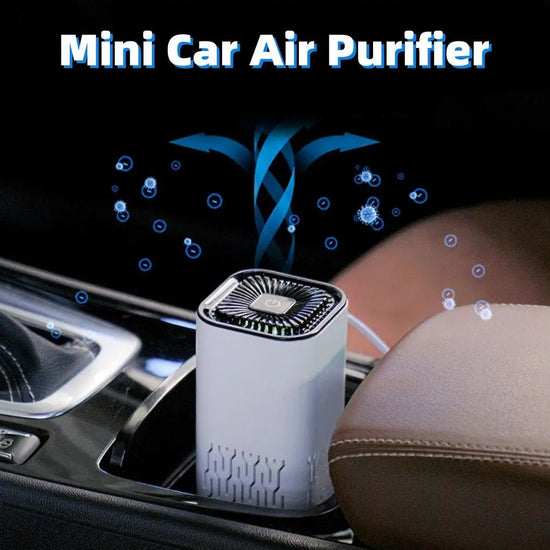 Car Air Purifier Portable Negative Ion Generator Remove Formaldehyde Dust Smoke Air Freshen Washer For Home Car - elektronika shop